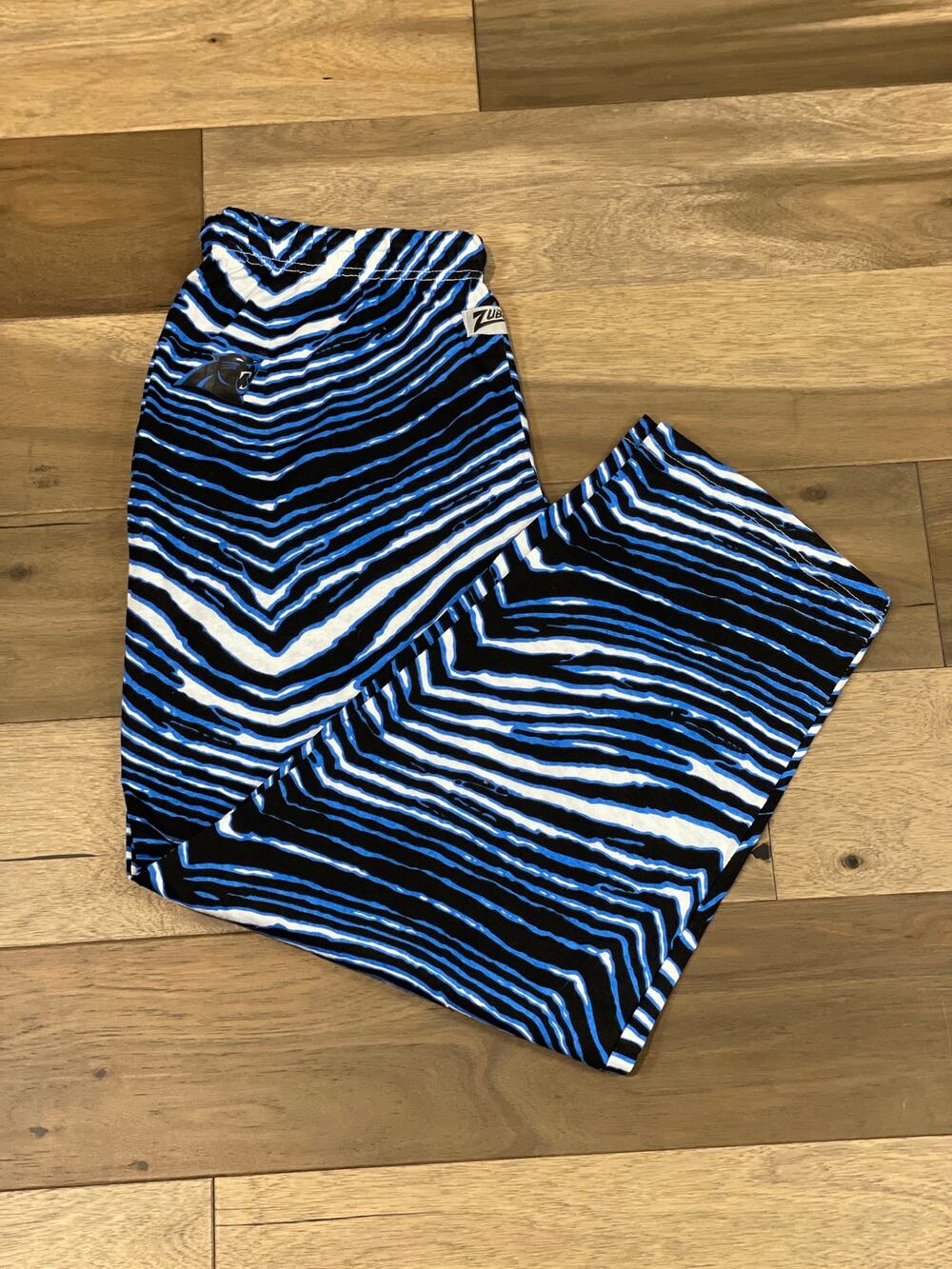 NFL Team Apparel Zubaz Gray Athletic Pants Unisex Size L Drawstring Waist